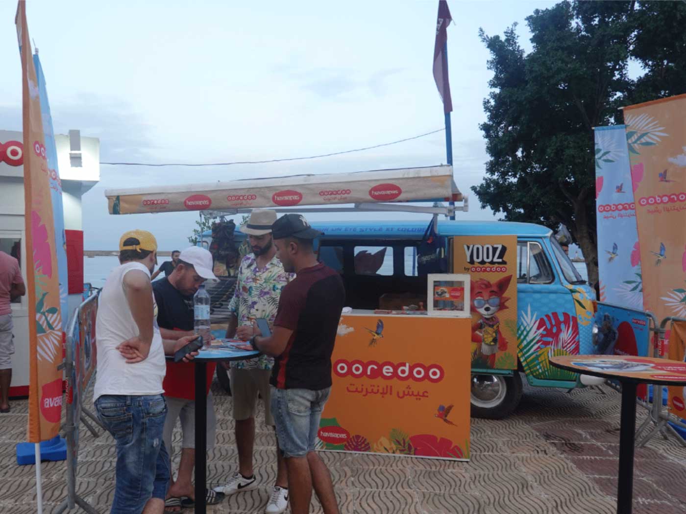 Wellcom-communication-roadshow-summer-ooredoo-havaïanas