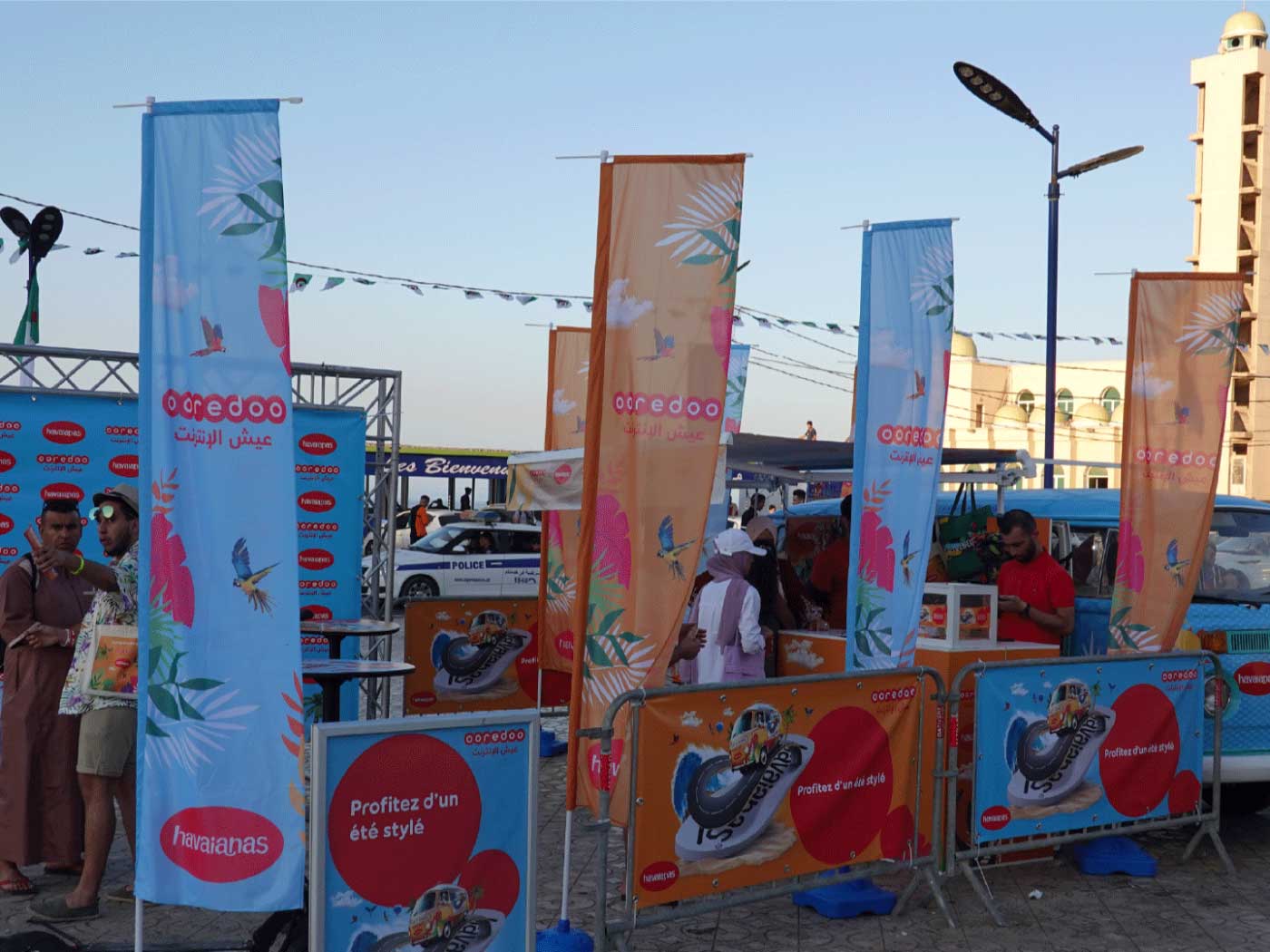 Wellcom-communication-roadshow-summer-ooredoo-havaïanas