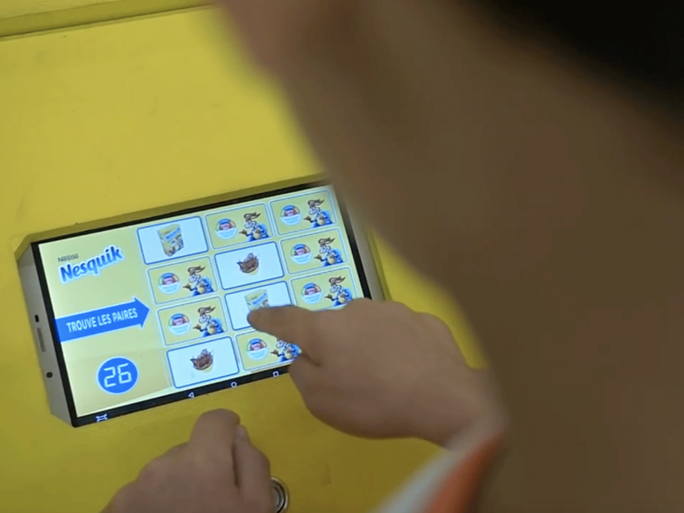 wellcom-jeu-digital-phygital-nesquik-nestle-marketing-shopper-activation-hypermarché